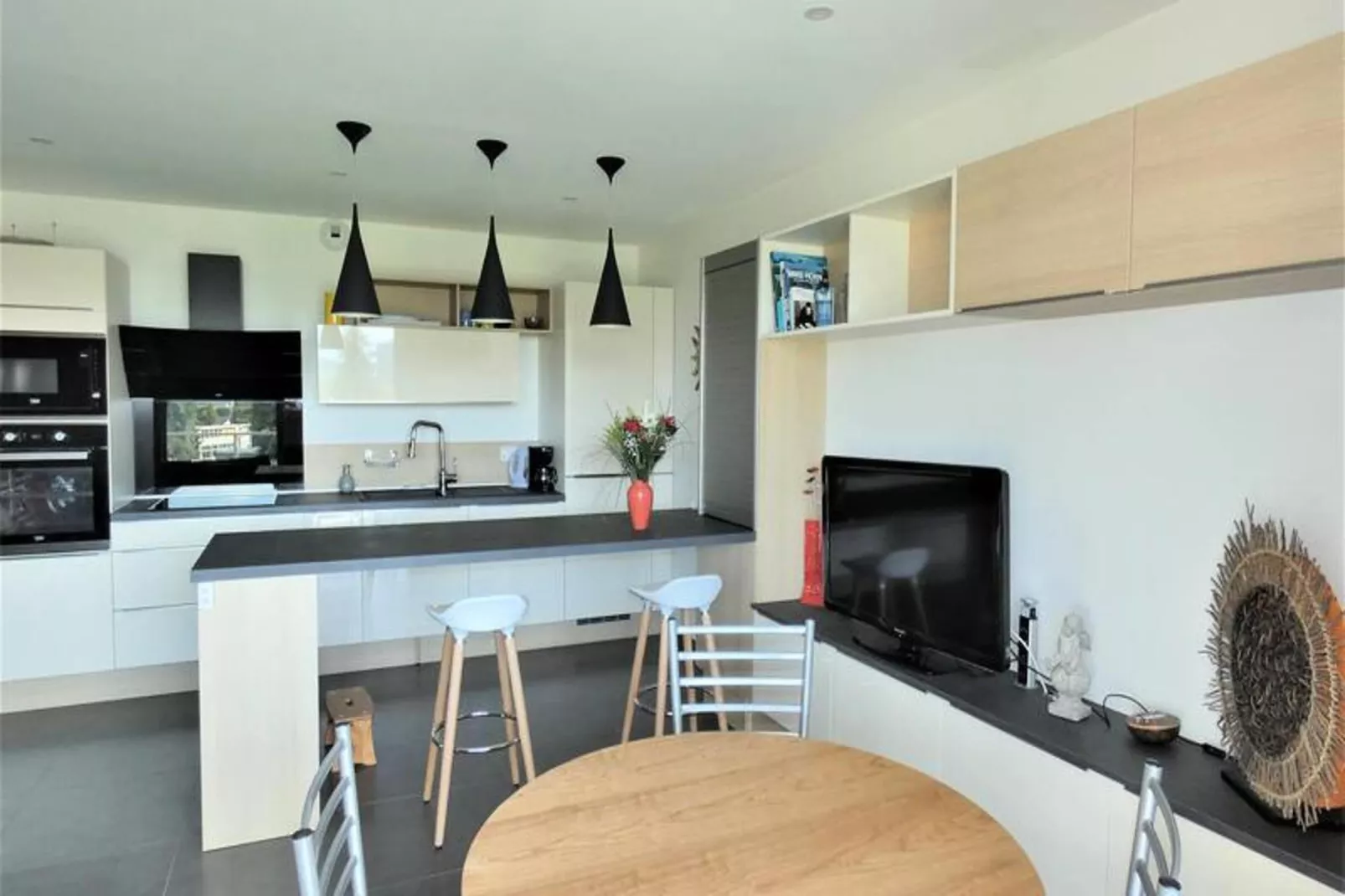 Résidence Le Zephir-Eetkamer