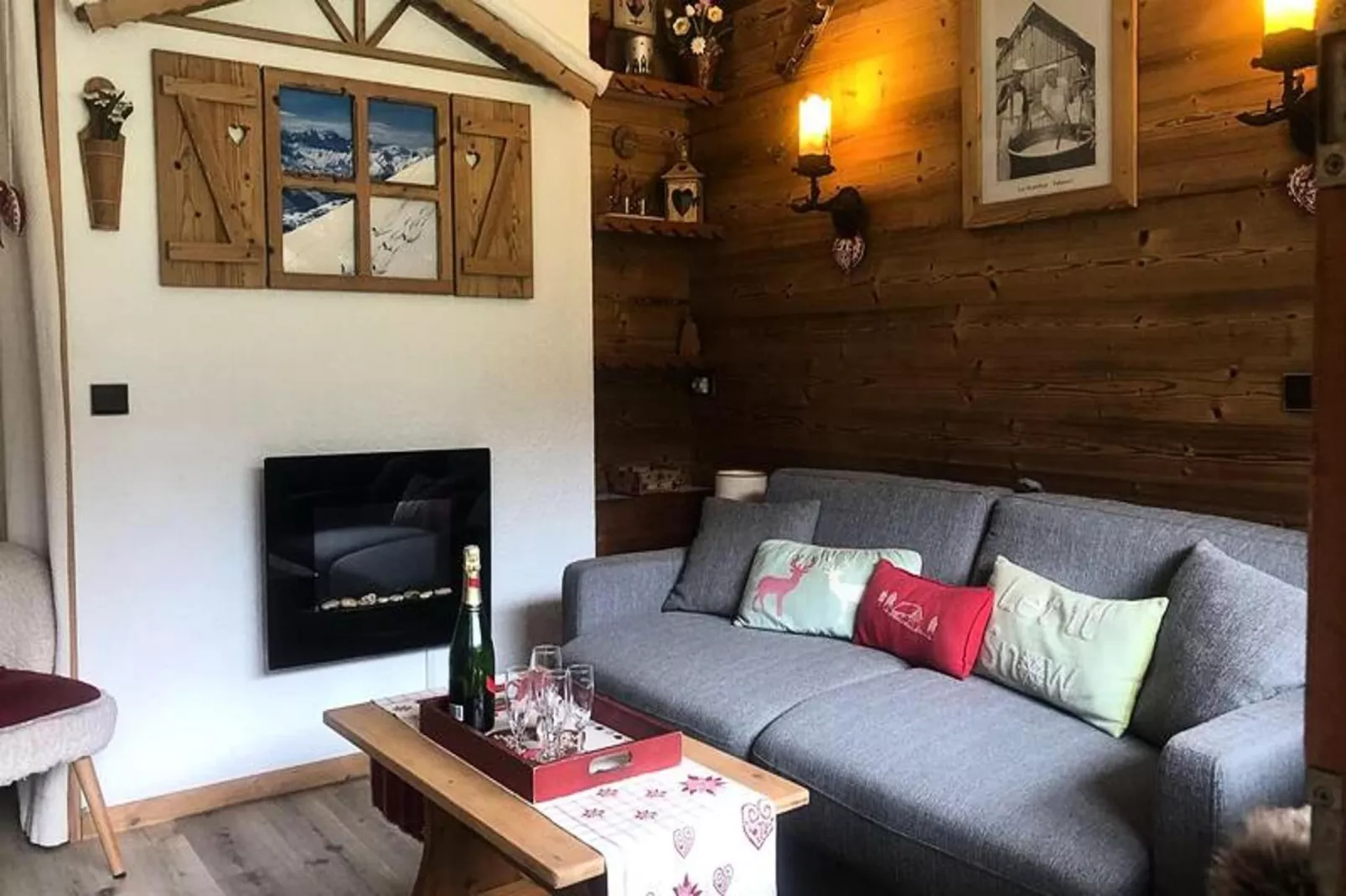 Résidence Prariond-Woonkamer