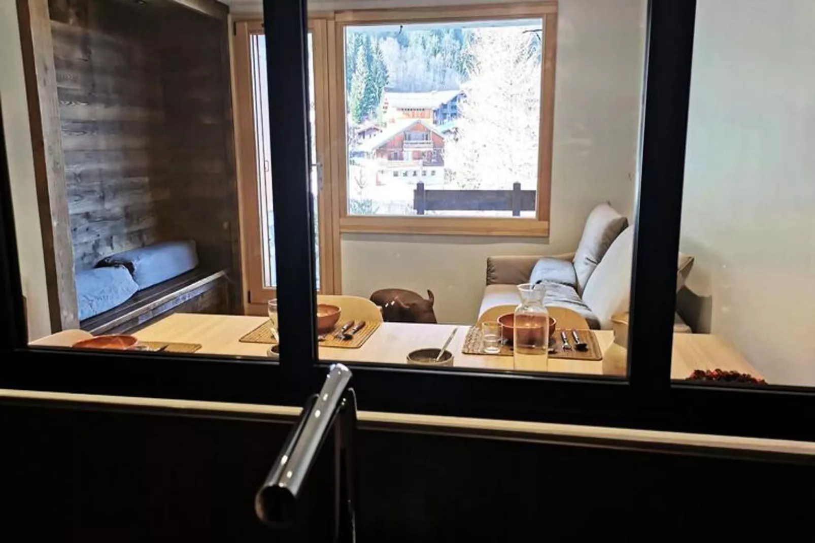 Résidence Cotes-Woonkamer