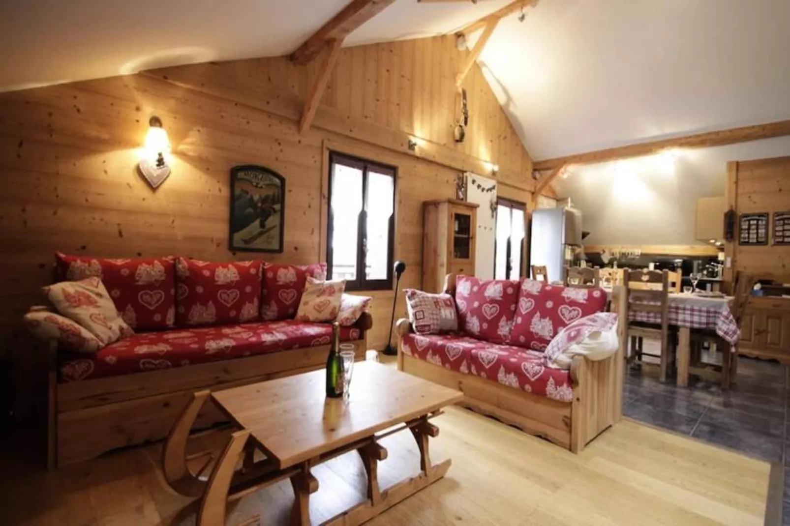 Chalet Le Tilleul - Woonkamer