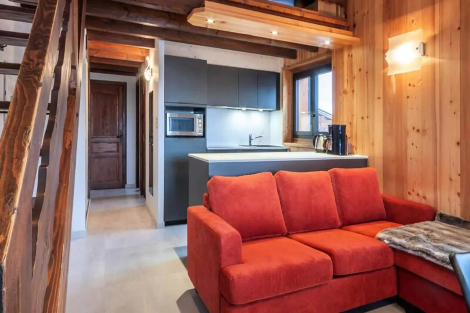 Chalet L'efanle - Woonkamer