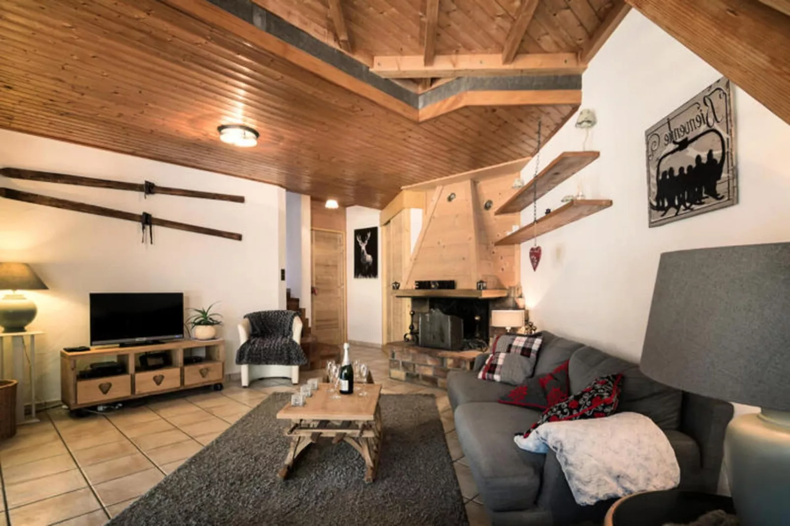 Résidence Morzna-Woonkamer