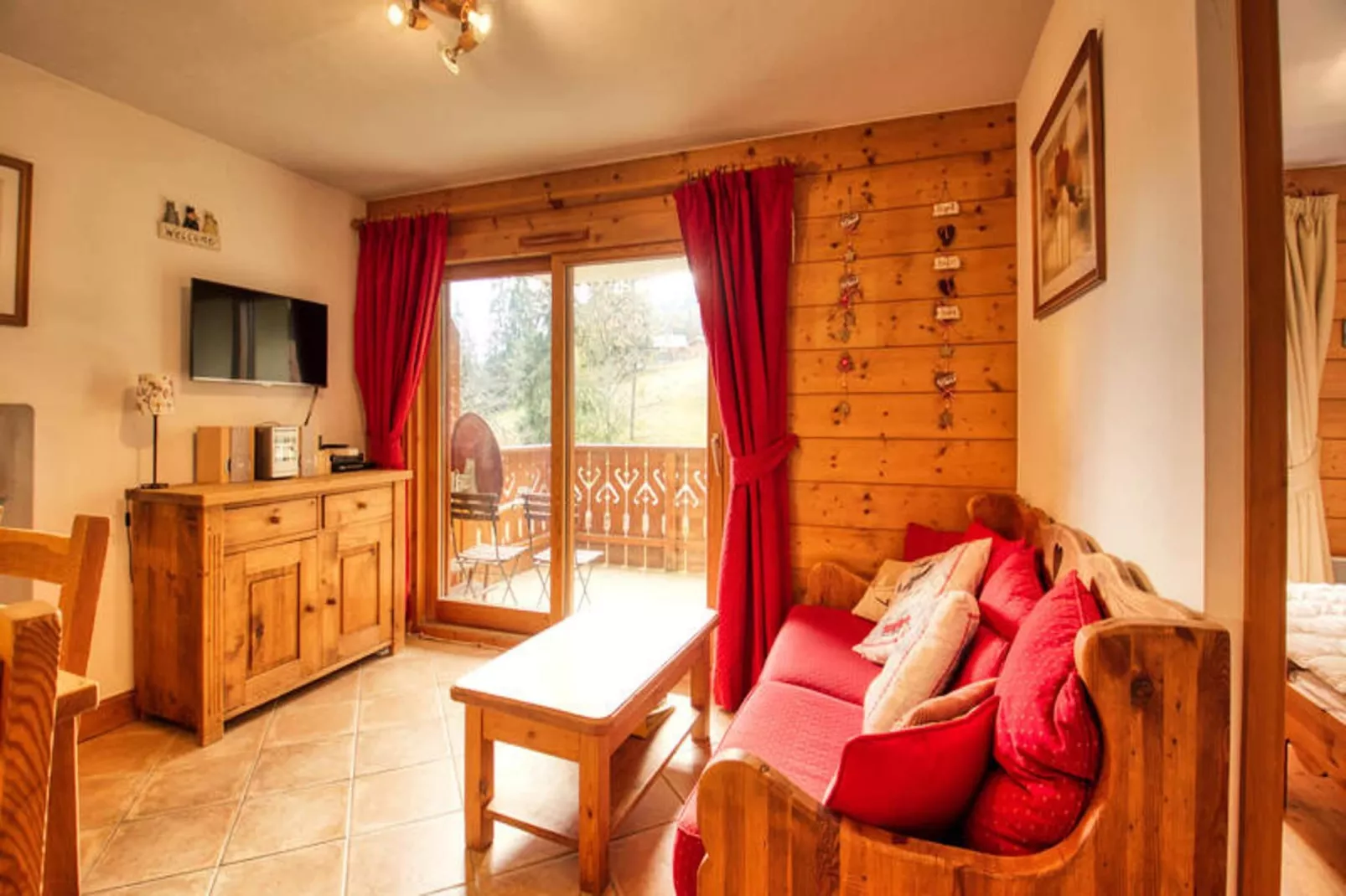 Résidence Refuge De L'alpage Bat F-Woonkamer