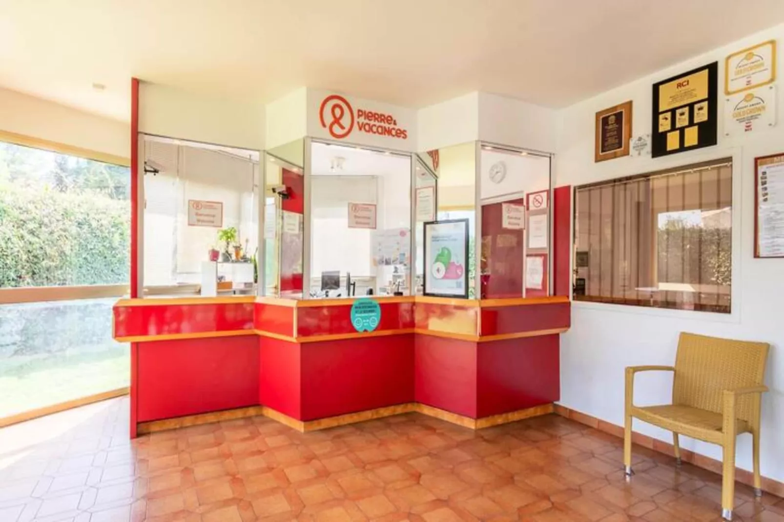 Résidence Pierre & Vacances La Corniche d'Or-Hal-ontvangst