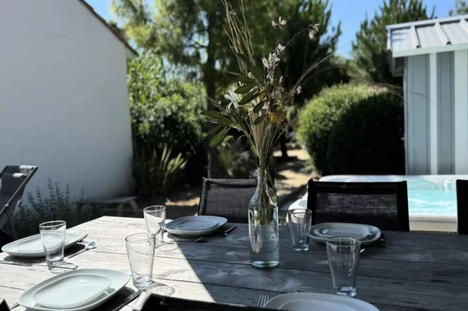 Villa Inde - Domaine Le Sherwood-Buitenkant zomer