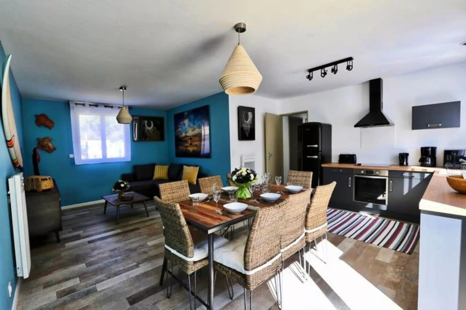 Villa Hawa&iuml; - Domaine Le Sherwood-Eetkamer