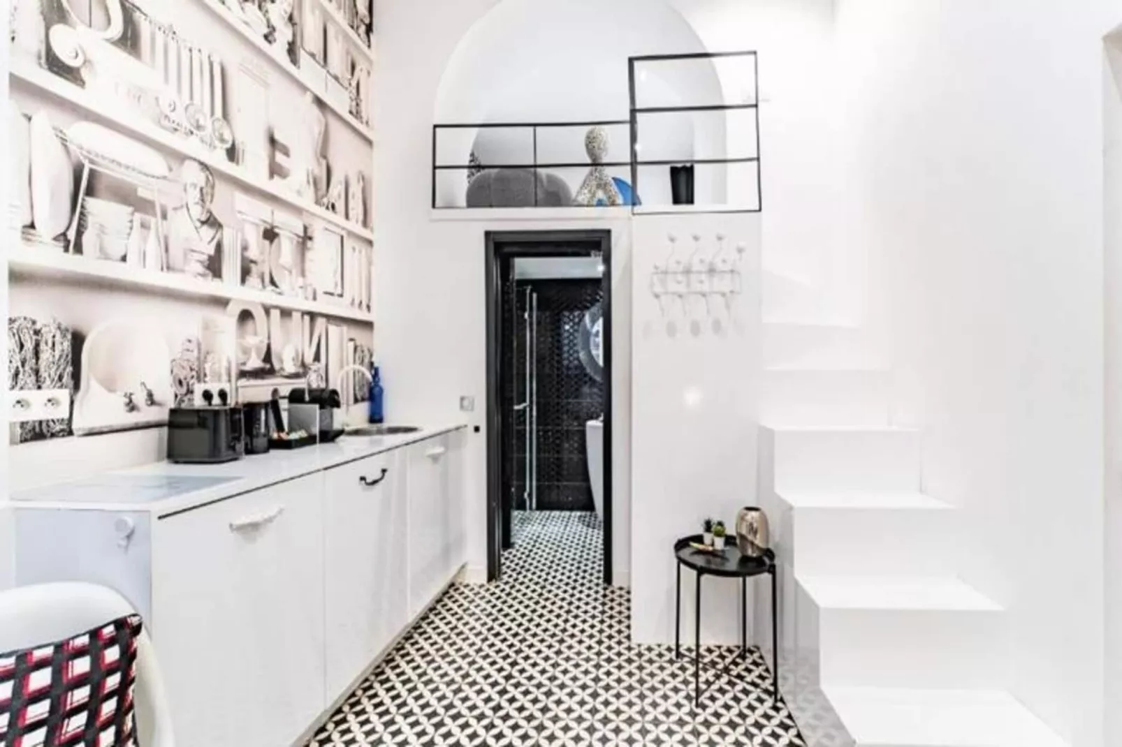 Studio D'architecte Charmant Dans Un Immeuble Du Xviii&egrave;me Dans Le Centre-Keuken