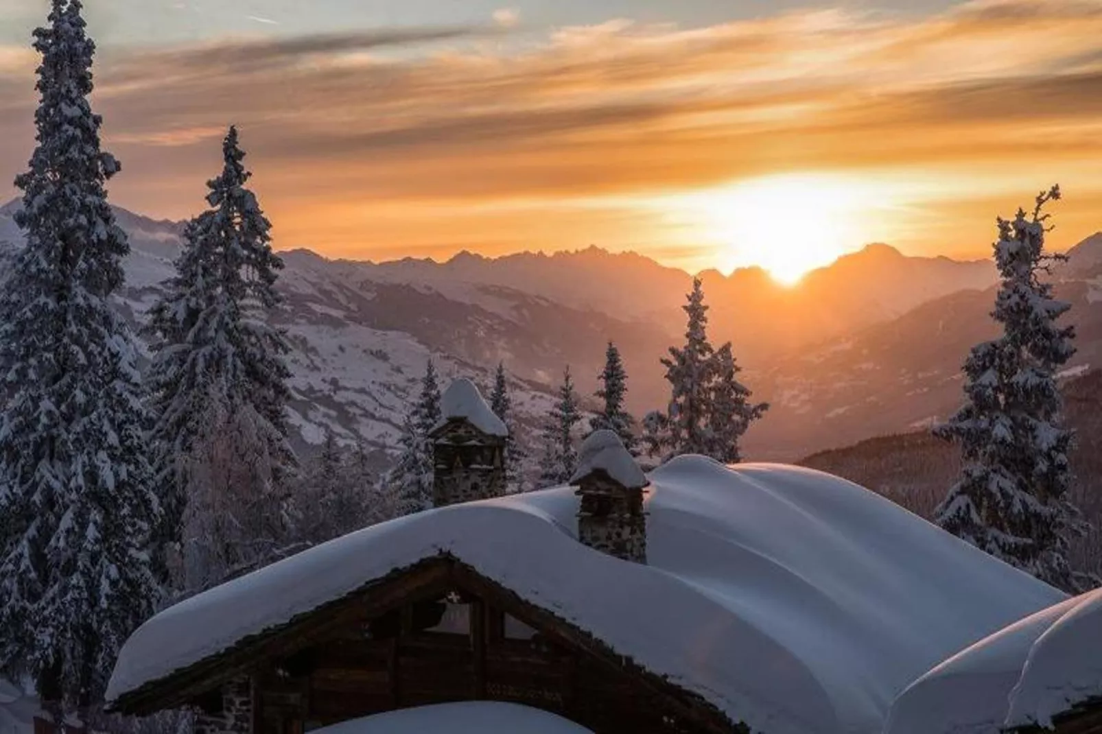 Résidence Bouquetins A-Uitzicht winter