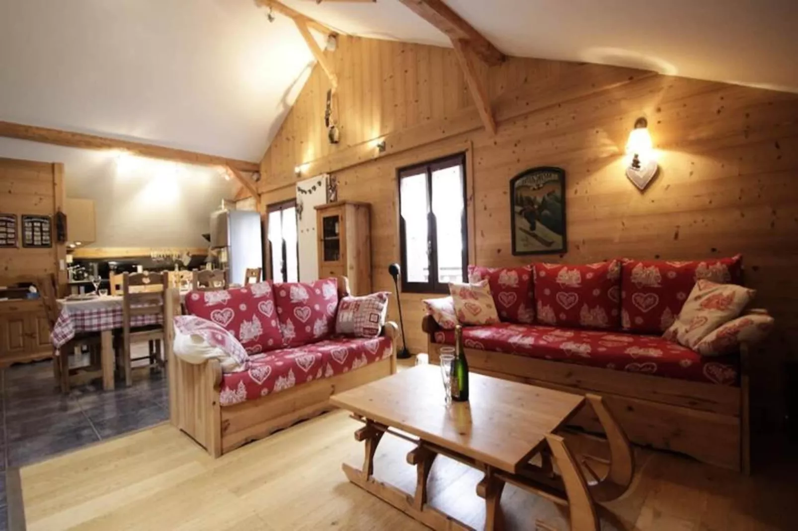 Chalet Le Tilleul - Woonkamer