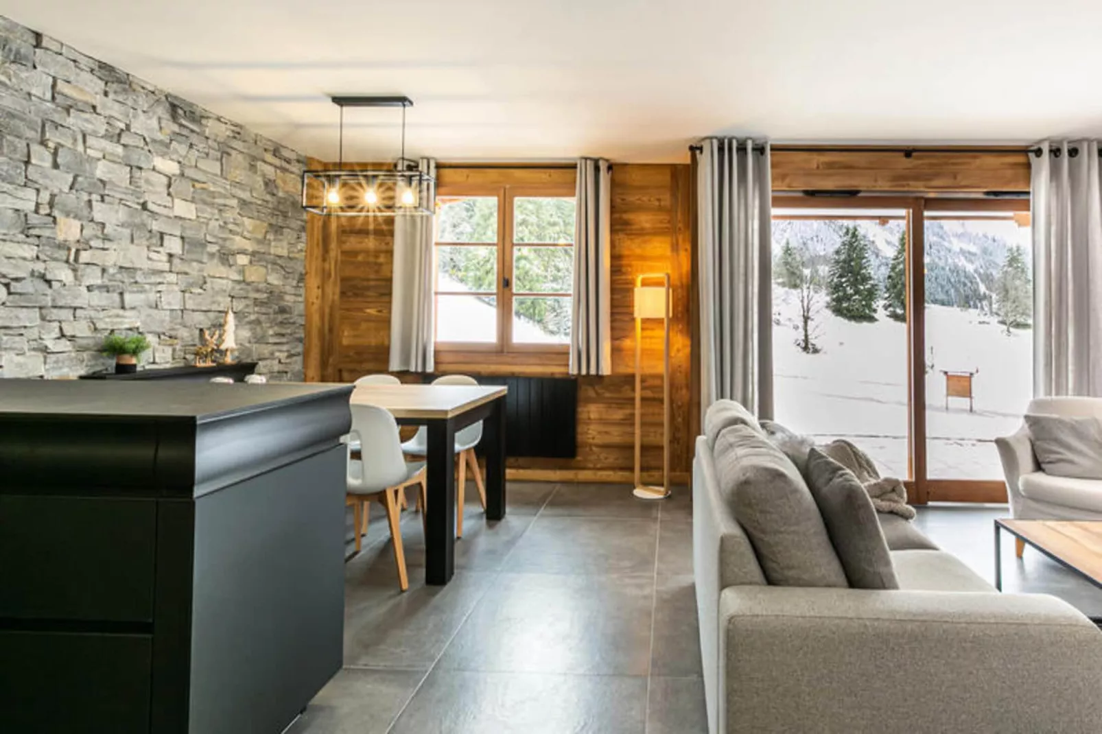 Résidence Les Balcons A-Woonkamer