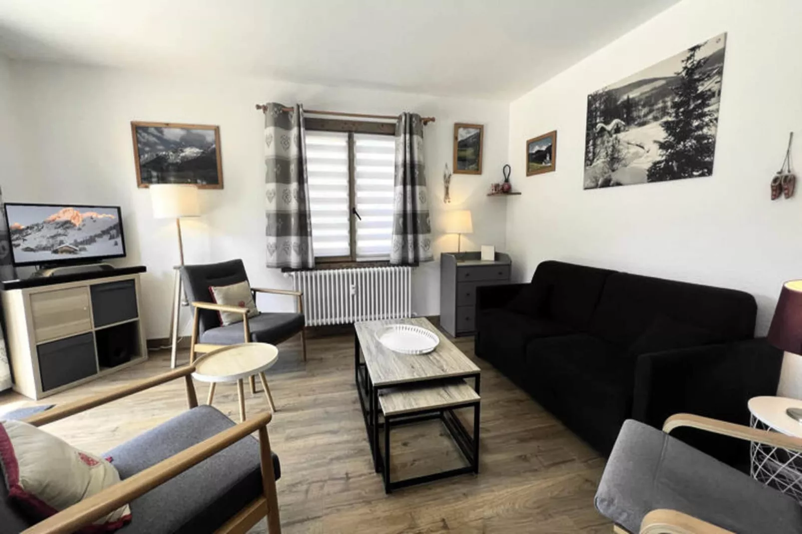 Appartements à La Clusaz-Woonkamer