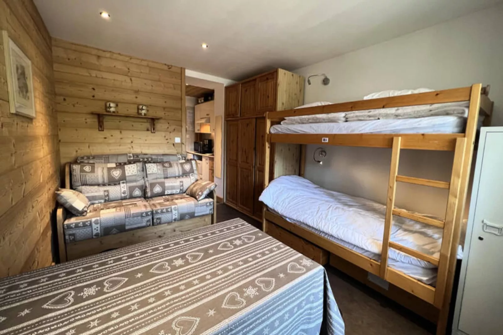 Studio à La Clusaz-Slaapkamer