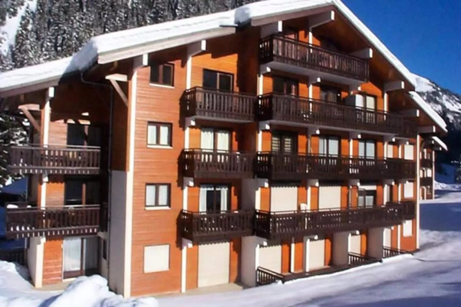 Résidence Le Perce-neige-Buitenkant zomer