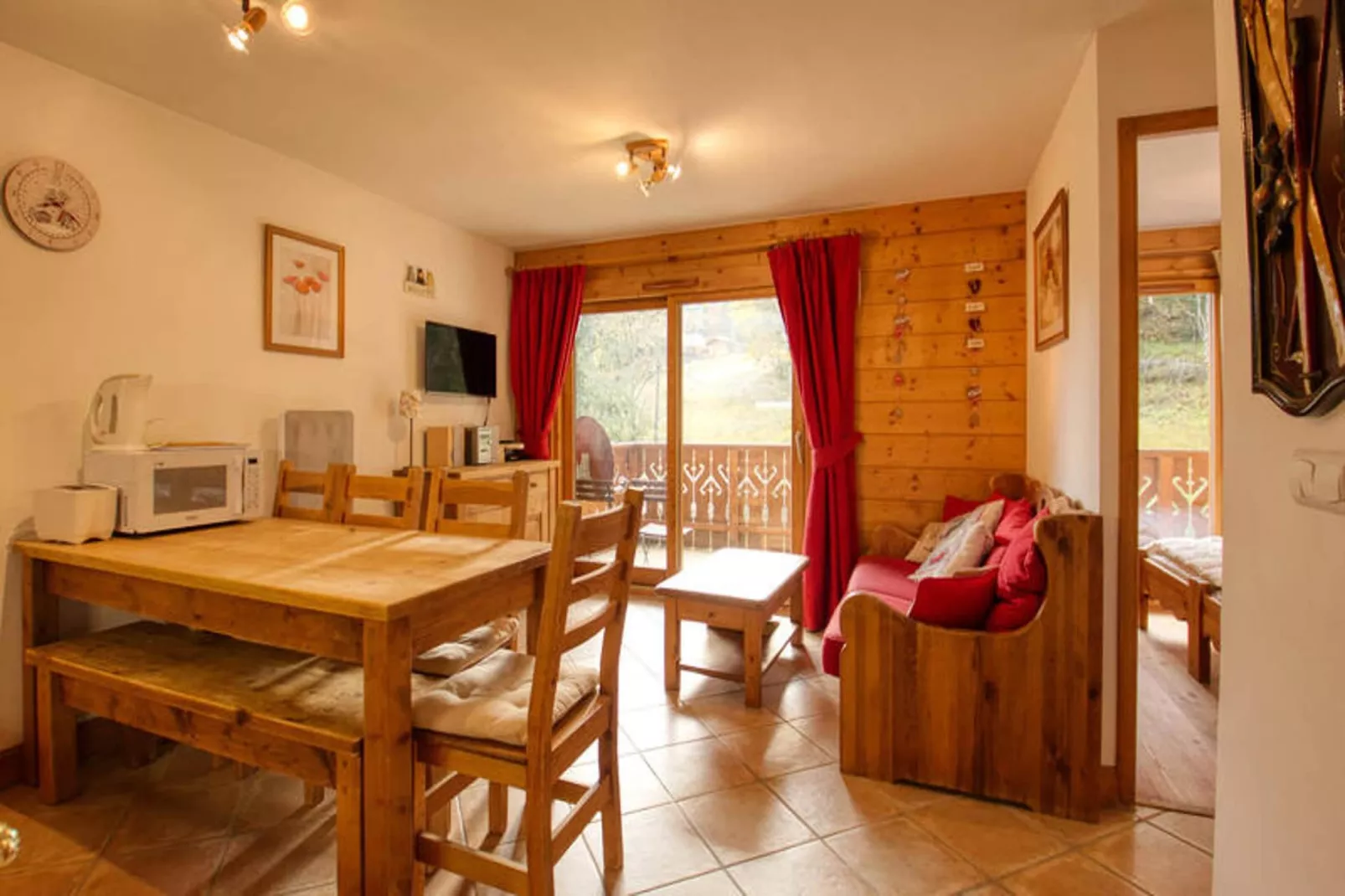 Résidence Refuge De L'alpage Bat F-Eetkamer