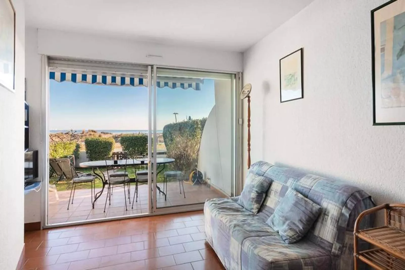 Résidence "le Grand Large"-Woonkamer