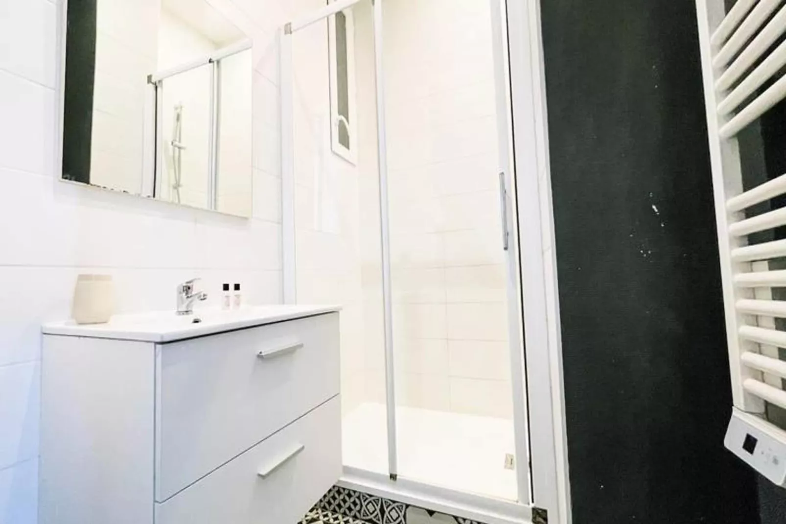 Pretty Light In Grenoble ☀ T2-Badkamer