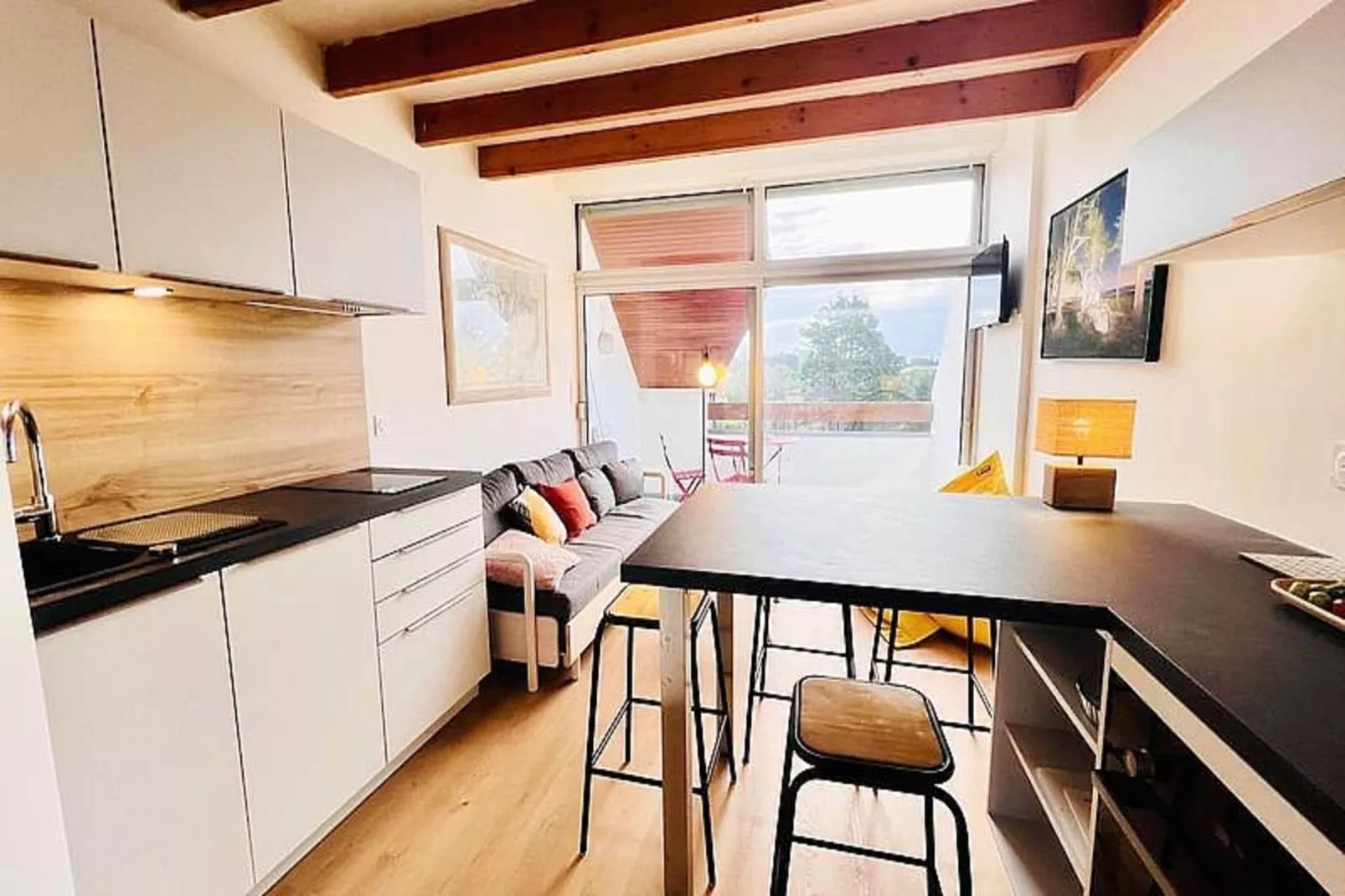 Résidence Piscine Et Plage-Eetkamer