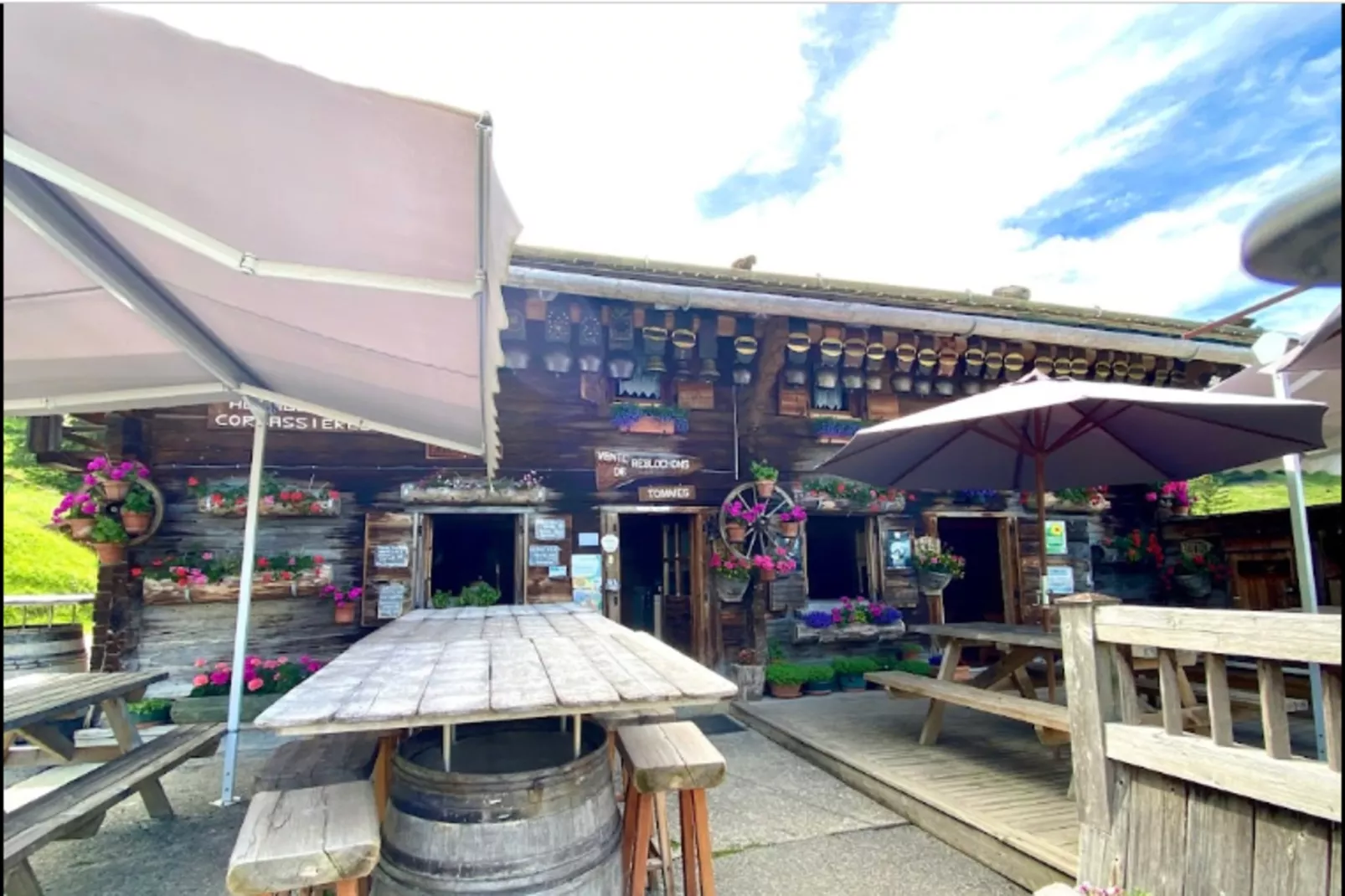 Chalets à La Clusaz-Buitenkant zomer