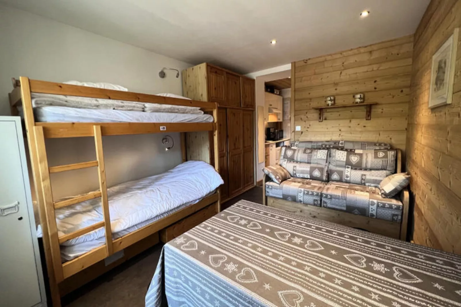 Studio à La Clusaz-Slaapkamer