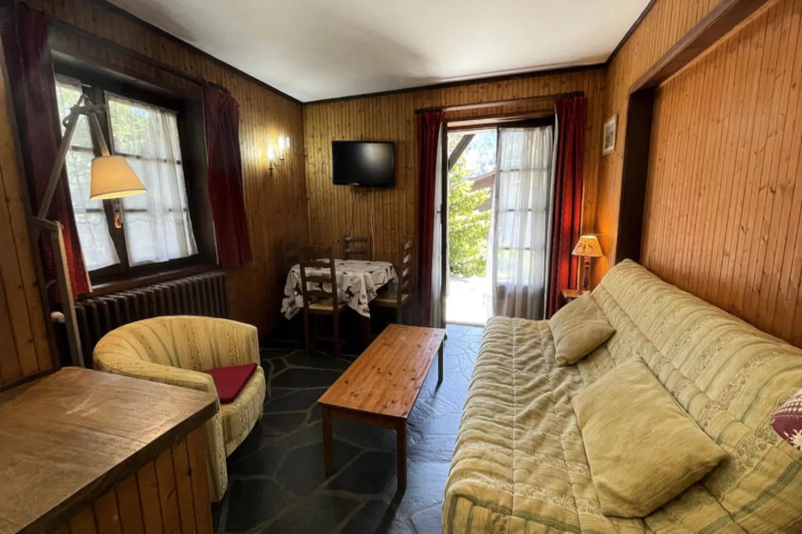 Appartements à La Clusaz-Woonkamer