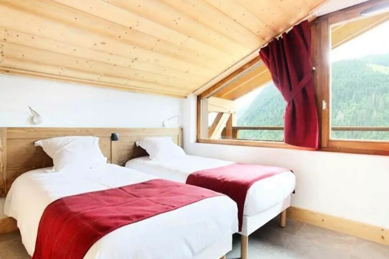 Résidence Prestige Odalys Les Fermes de Châtel-Slaapkamer