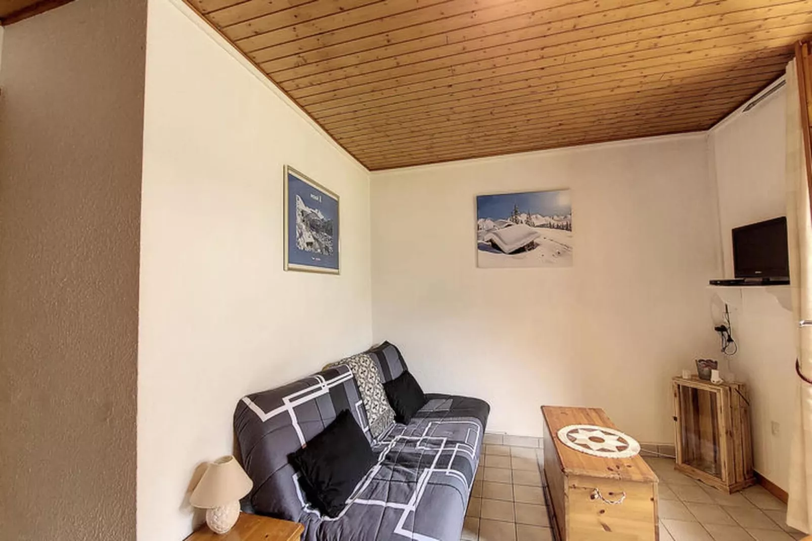 Appartements à Saint Jean d'Aulps-Woonkamer