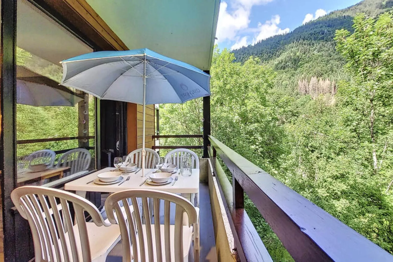 Studio à Saint Jean d'Aulps-Terrasbalkon