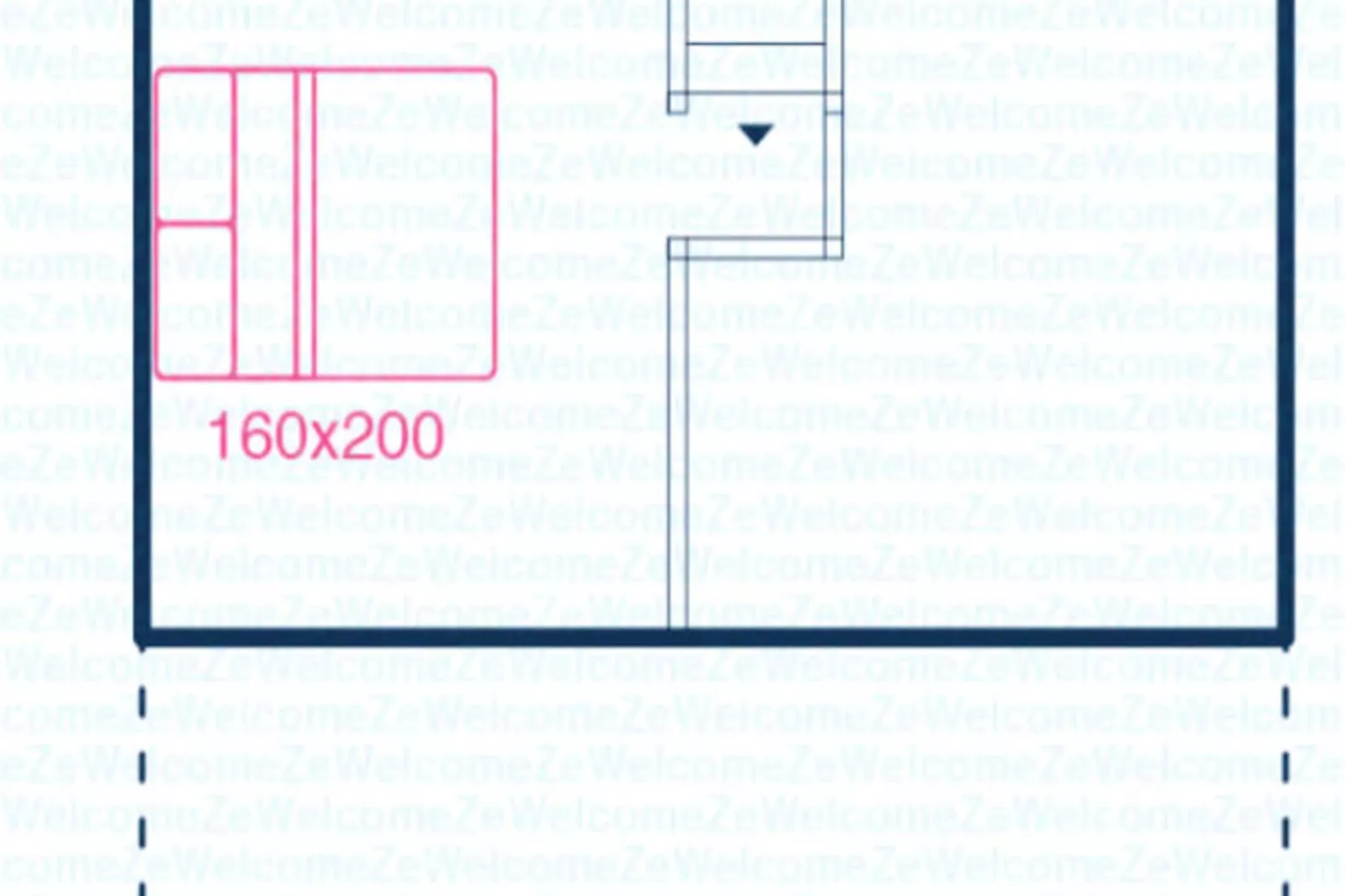 Bungalow Palm-Buitenkant zomer