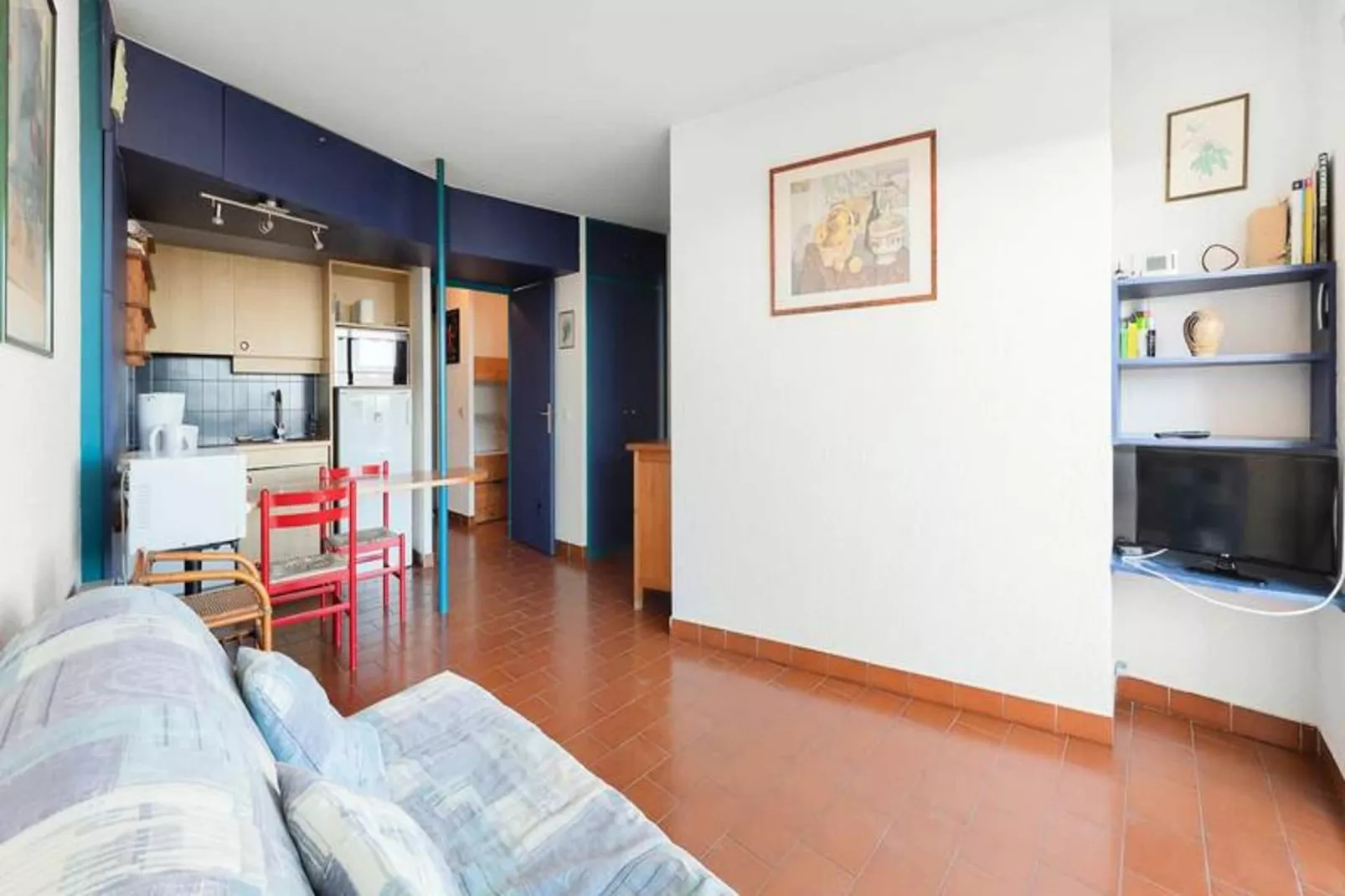 Résidence "le Grand Large"-Woonkamer