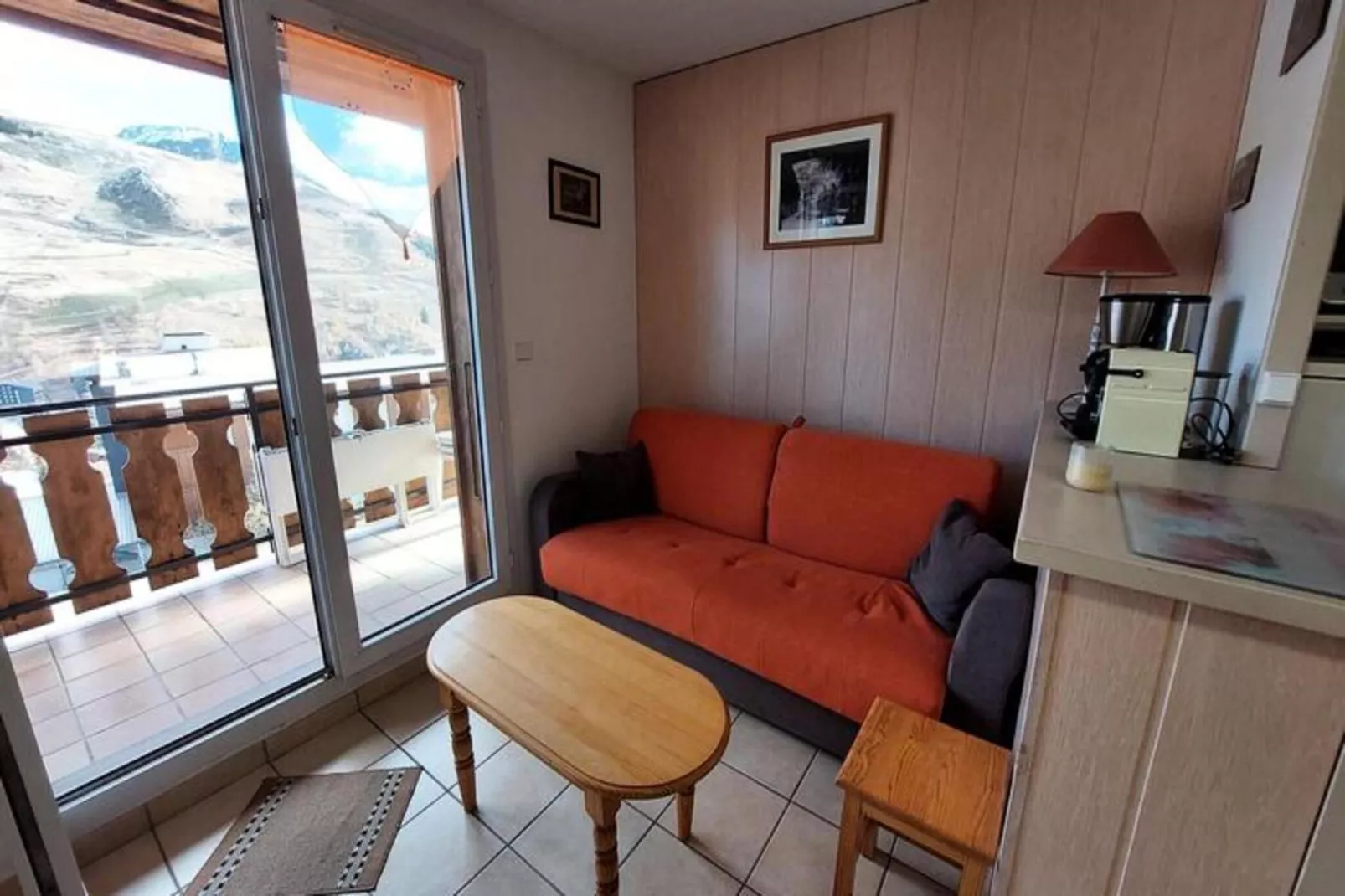 Résidence Ecrins 7-Woonkamer