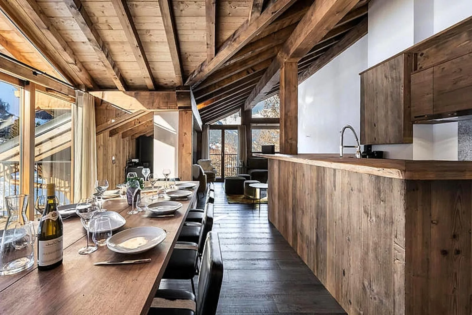 Résidence La Ferme Des Lanches-Eetkamer