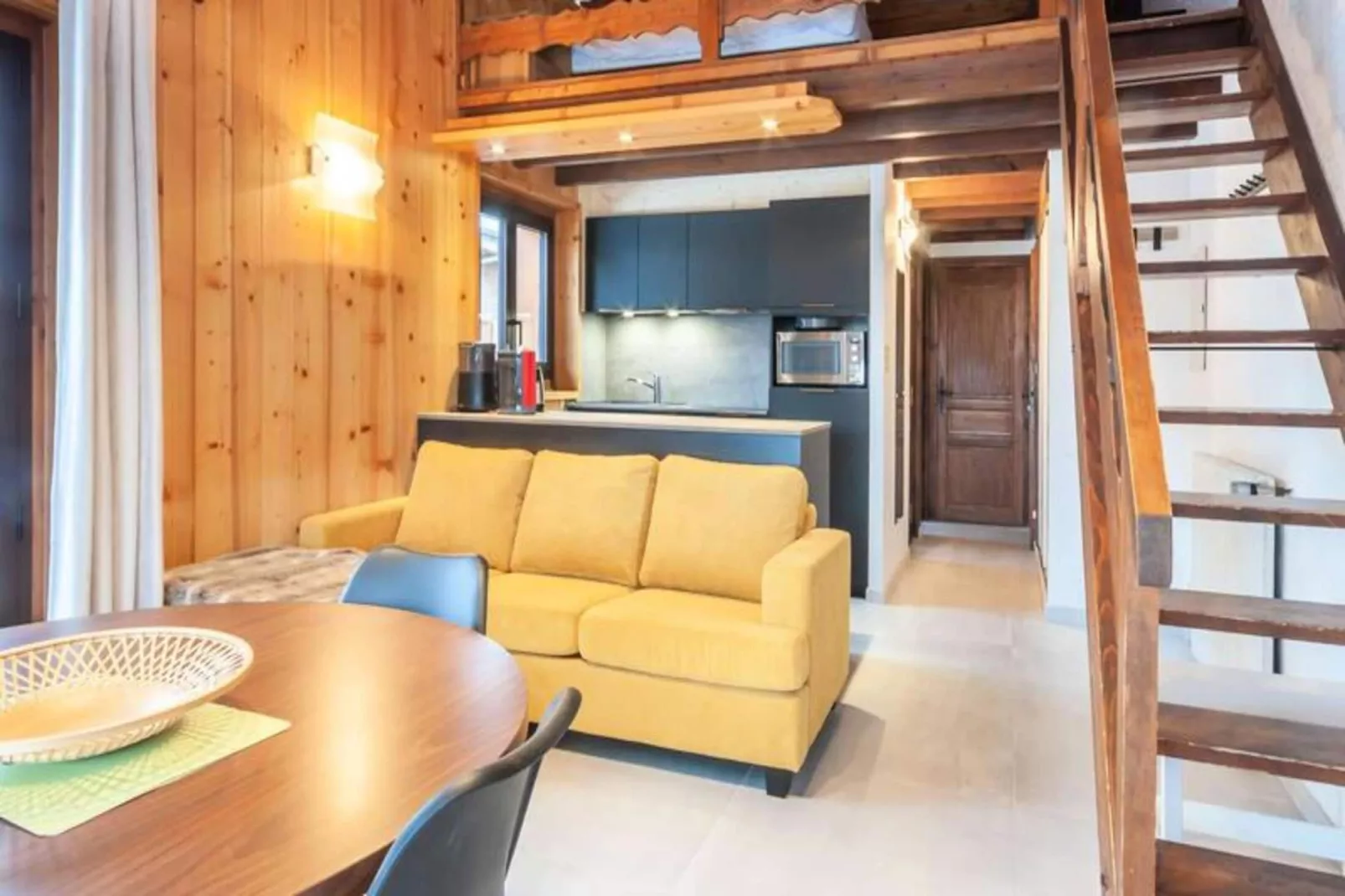 Chalet L'efanle - Woonkamer