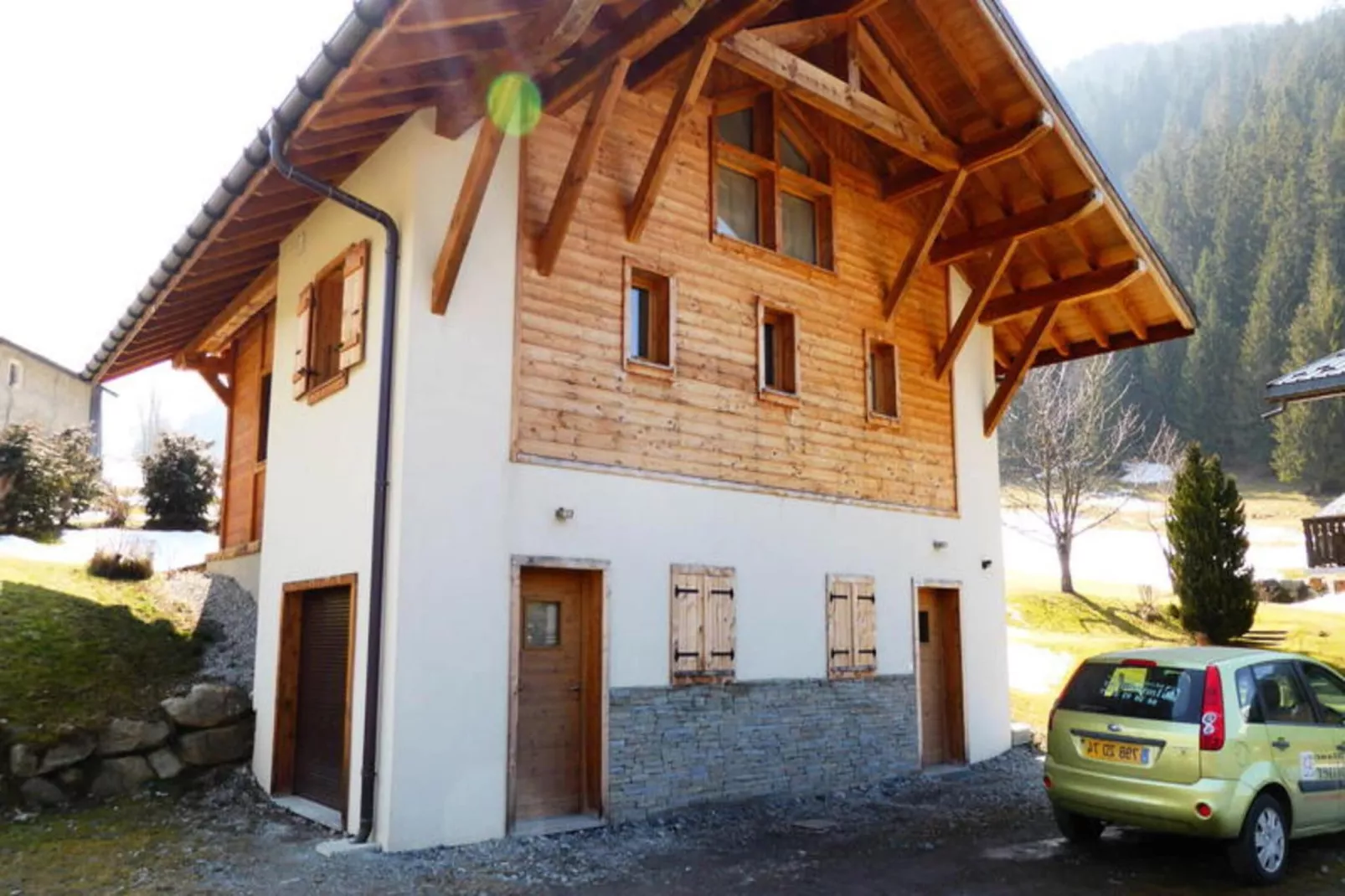 Chalet Champelet-Buitenkant zomer