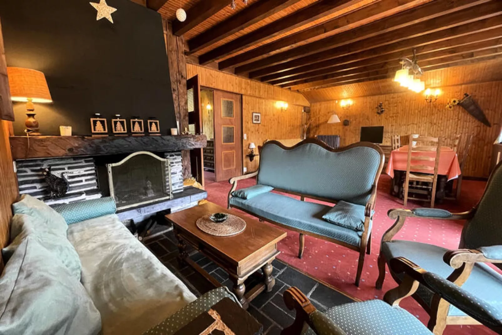 Appartements à La Clusaz-Woonkamer