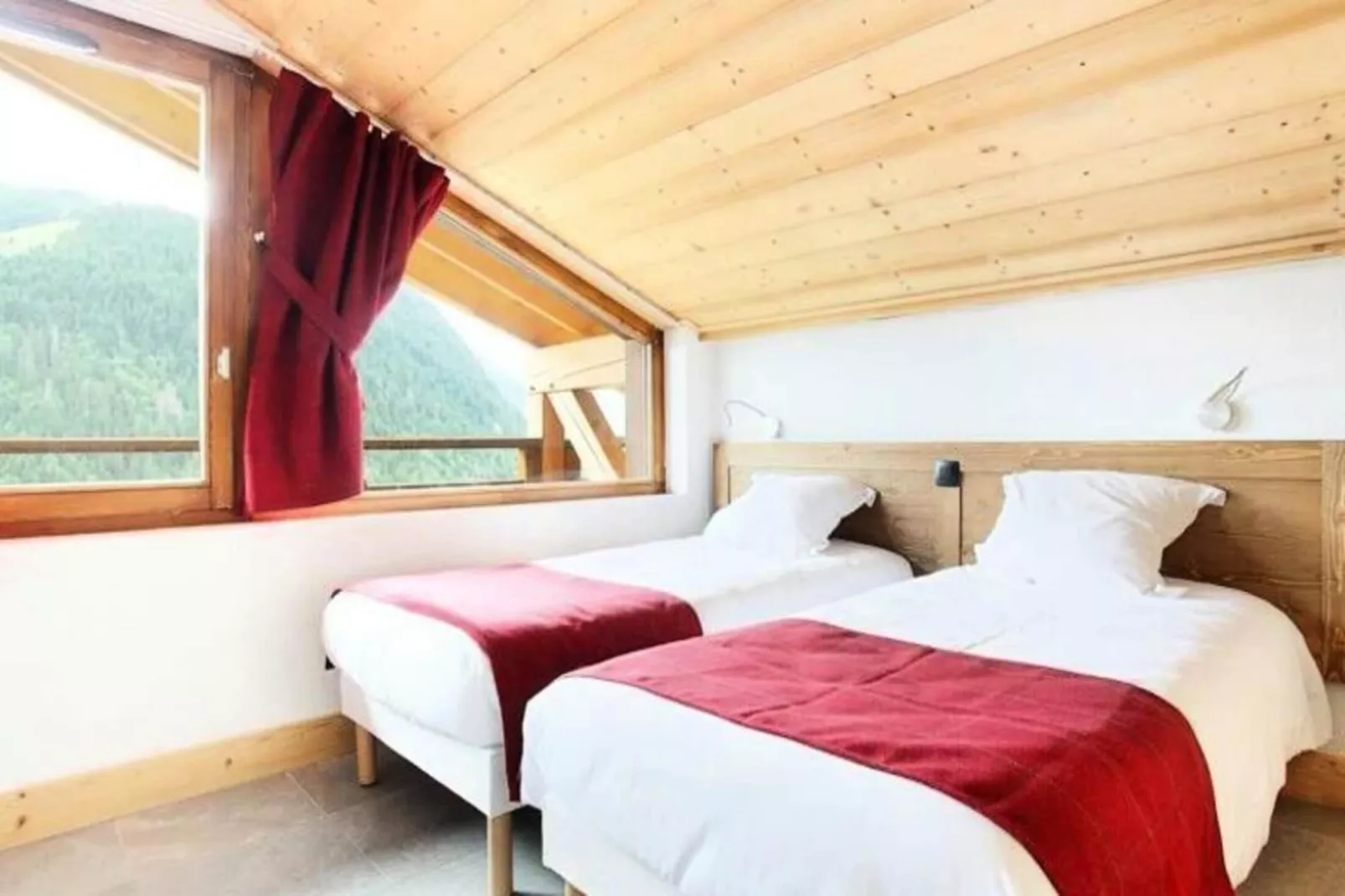 Résidence Prestige Odalys Les Fermes de Châtel-Slaapkamer