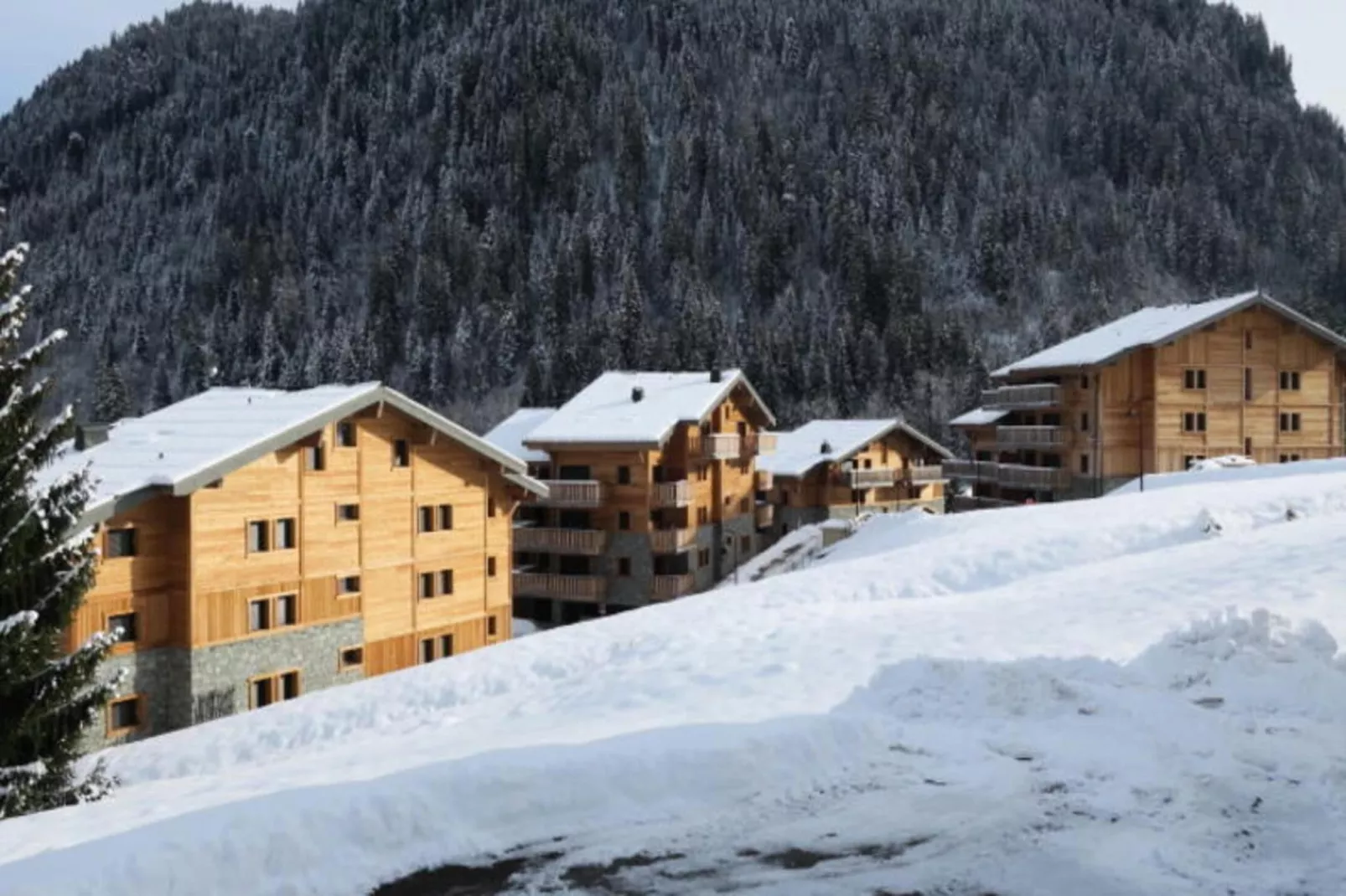 Résidence Les Quatres Elements-Uitzicht winter