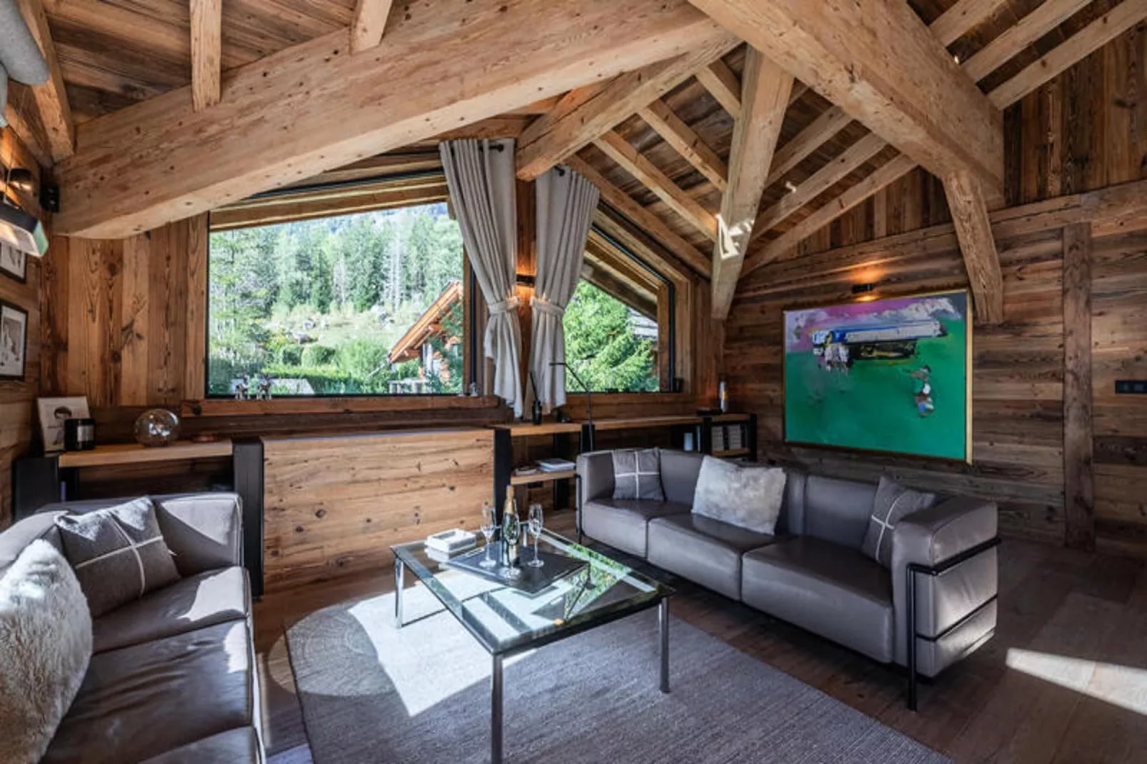 Résidence Black Wood-Woonkamer