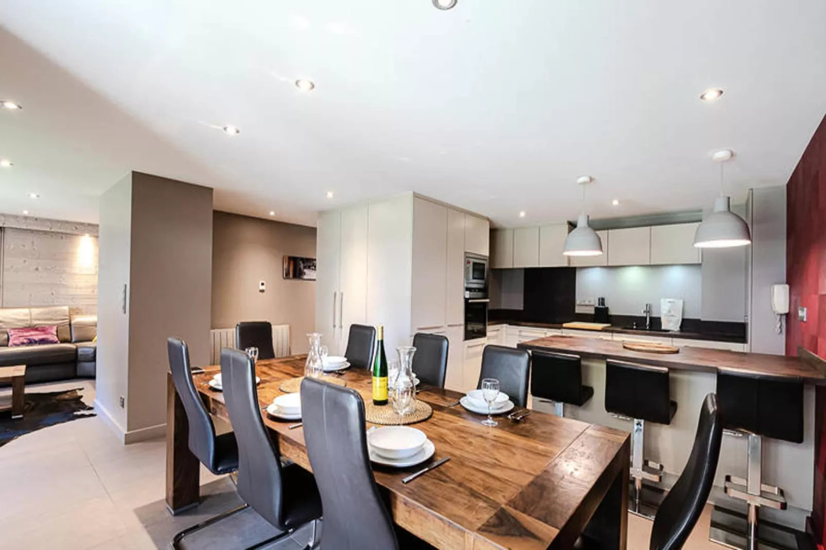 Résidence Espace Montagne-Eetkamer