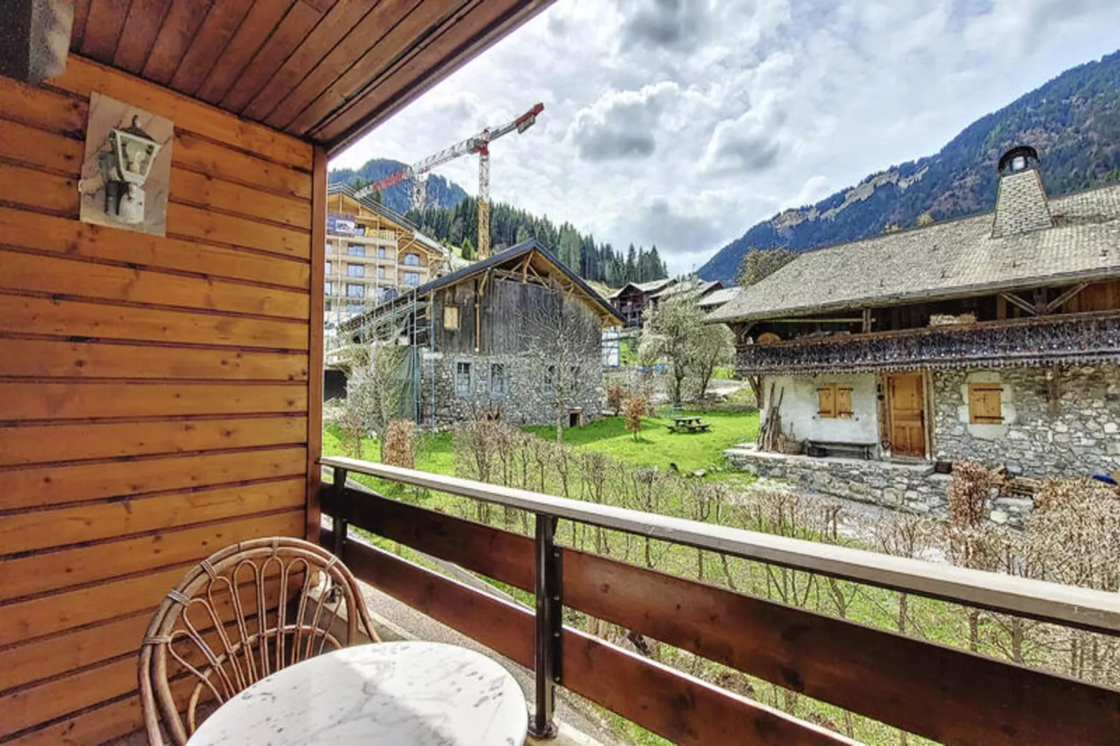 Appartements à Saint Jean d'Aulps-Terrasbalkon