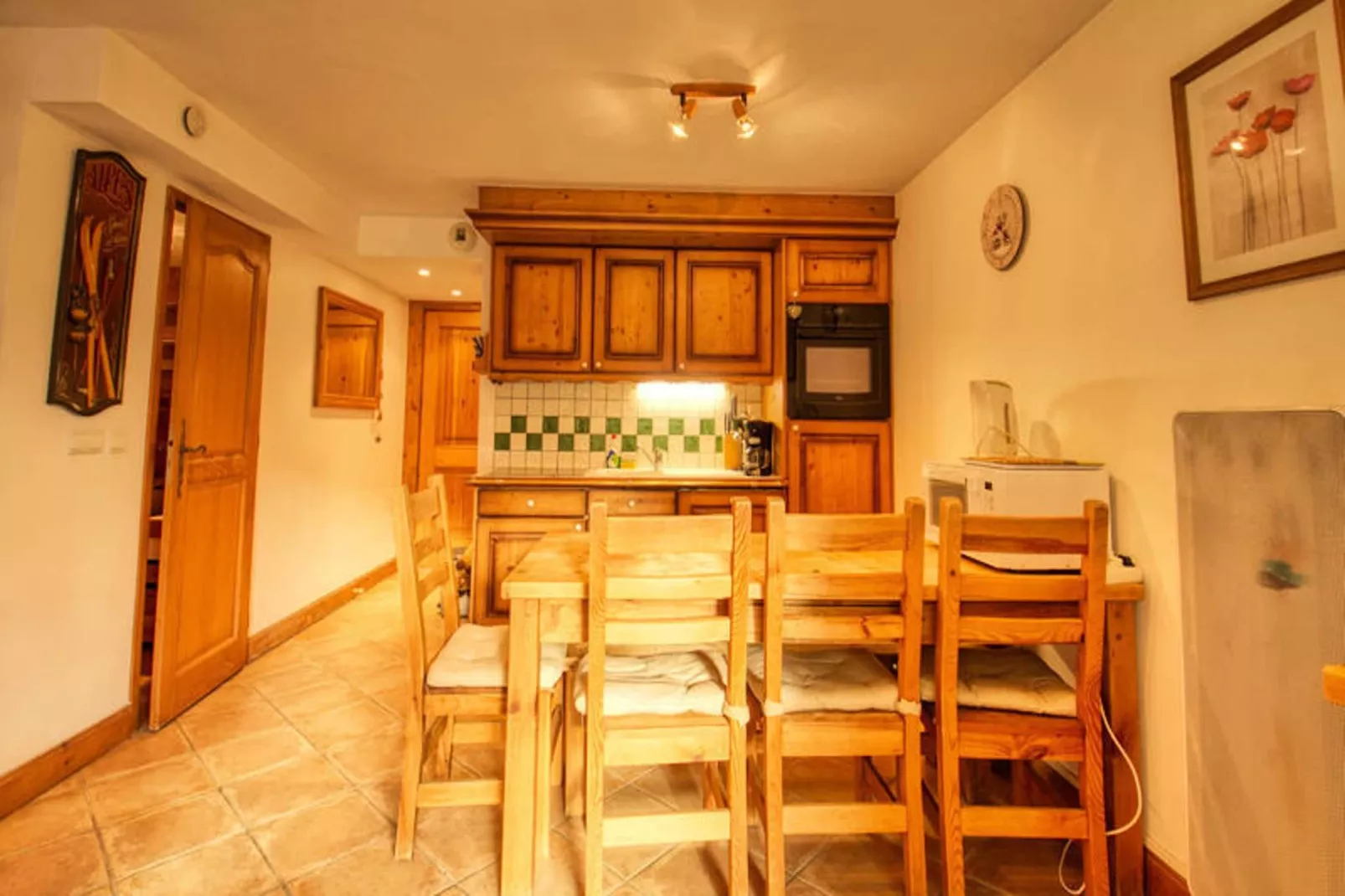 Résidence Refuge De L'alpage Bat F-Eetkamer