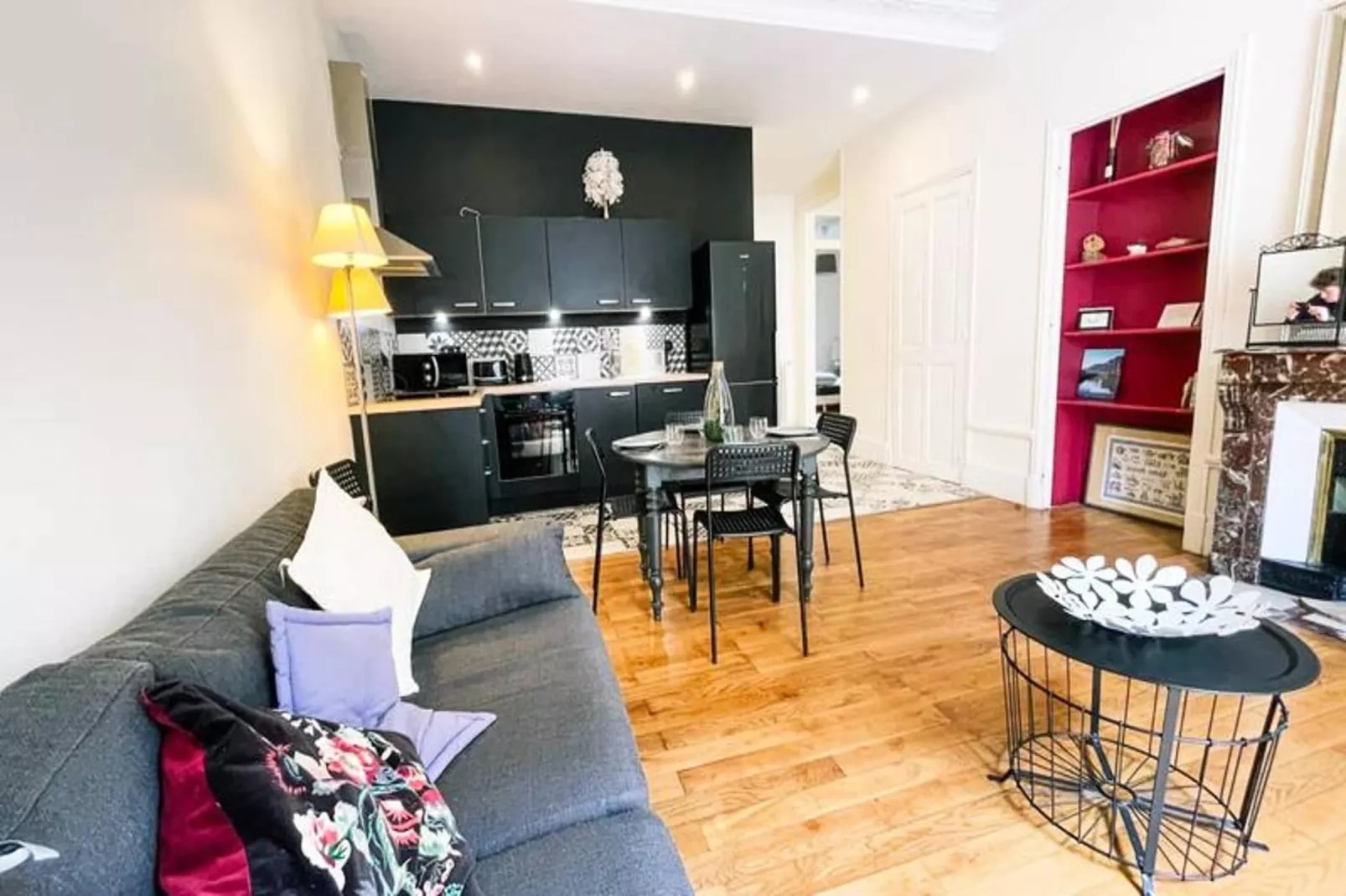 | Le Spacieux De La Gare ♟| Grand T4 Tout &eacute;quip&eacute; |gare De Grenoble-Woonkamer