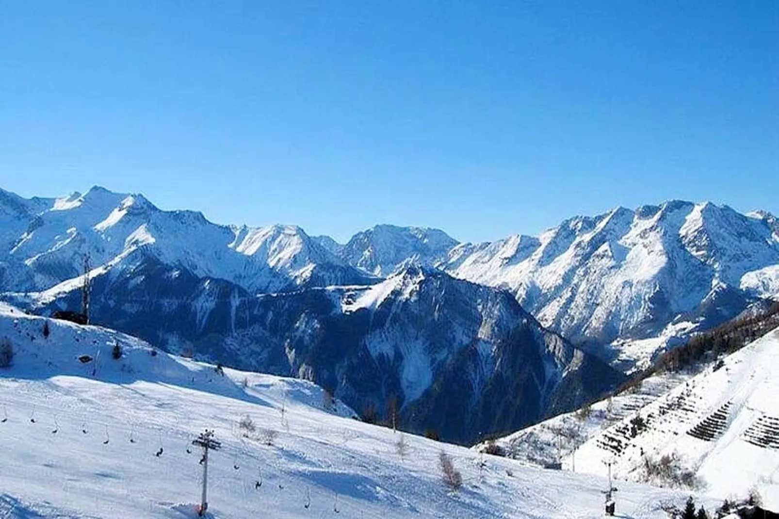 Résidence Ours Blanc P&v-Uitzicht winter