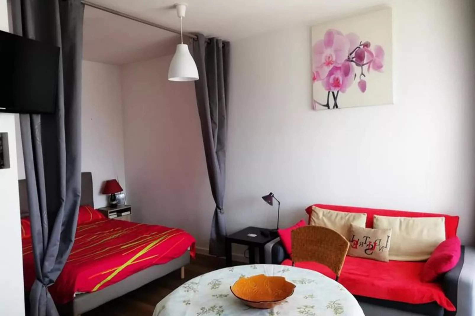 Résidence Le Chateau Durieux 1-Woonkamer