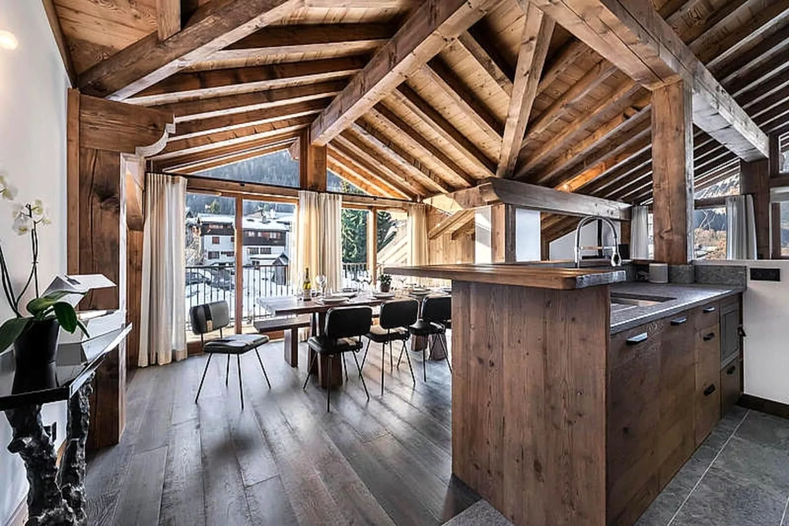 Résidence La Ferme Des Lanches-Keuken