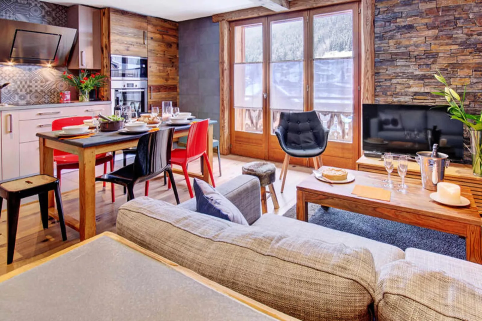 Résidence Le Soleil Levant - Woonkamer