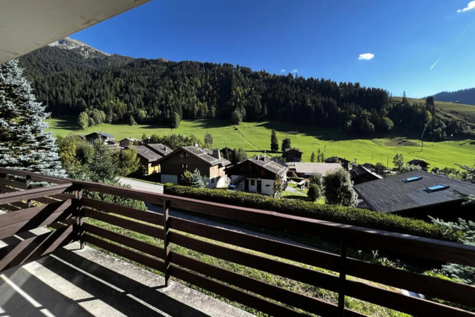 Chalets à La Clusaz-Terrasbalkon