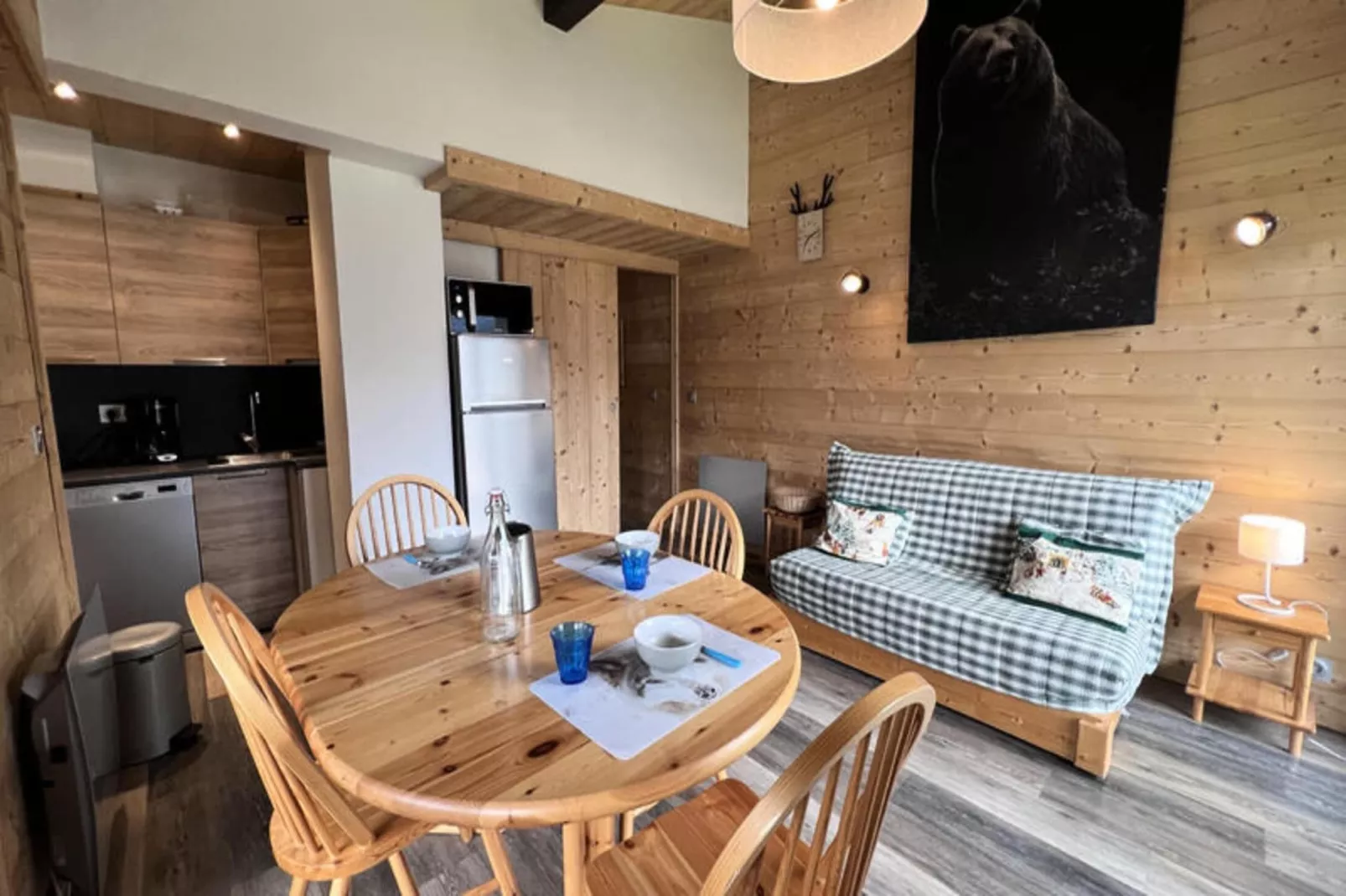 Appartements à La Clusaz-Keuken