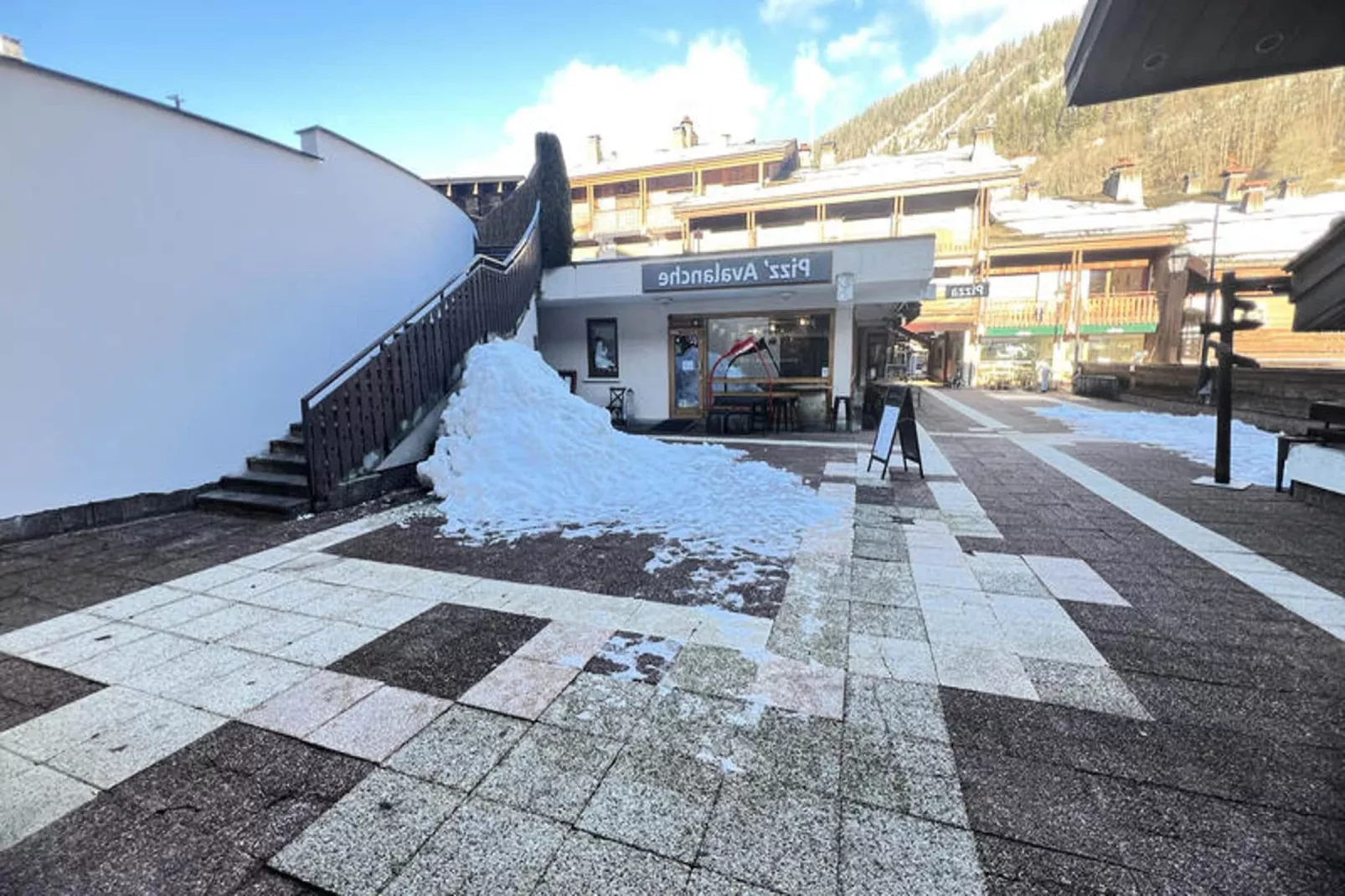 Appartements à La Clusaz-Uitzicht winter