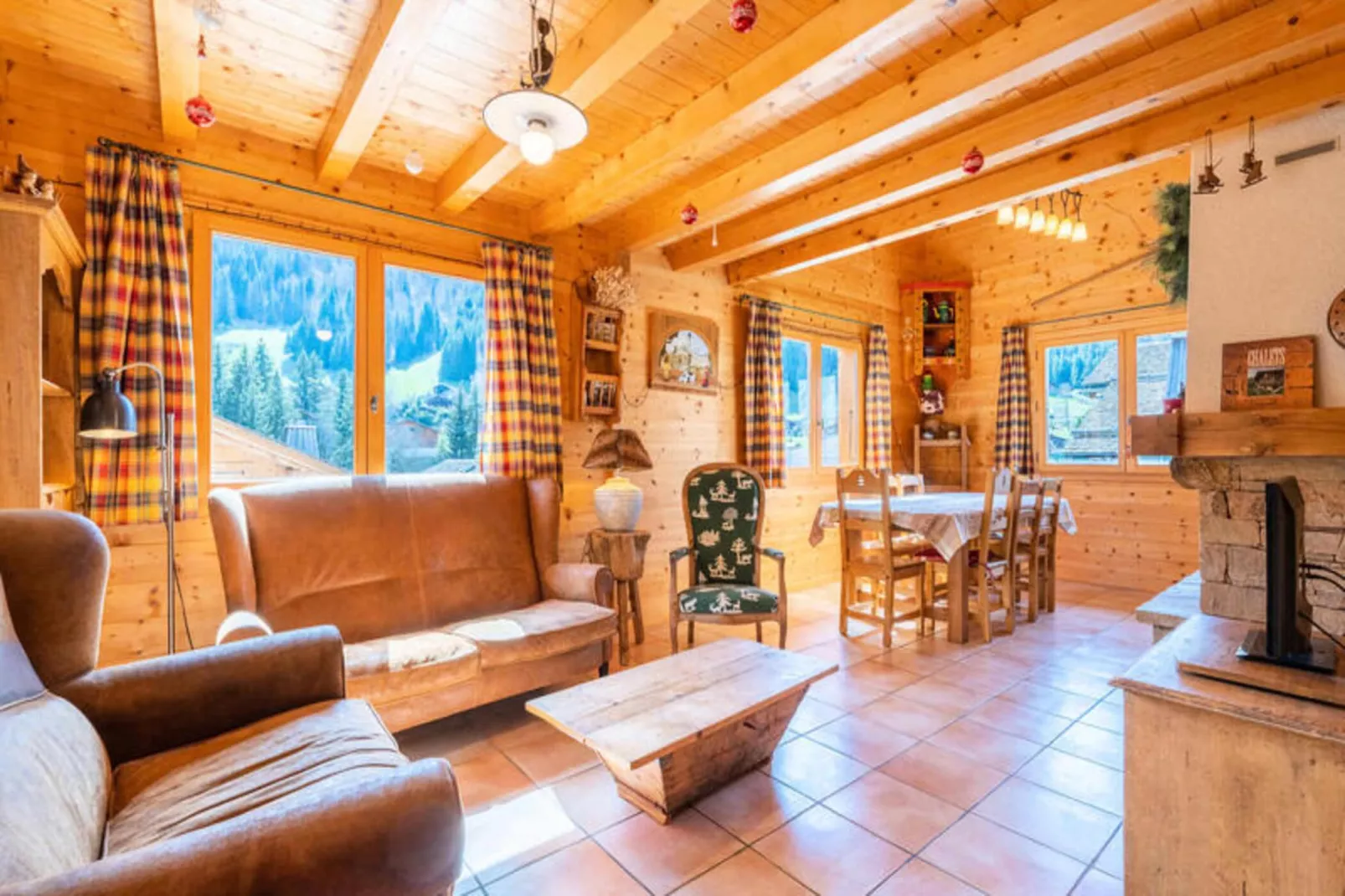 Chalet Gotty Joly L'bele-Woonkamer