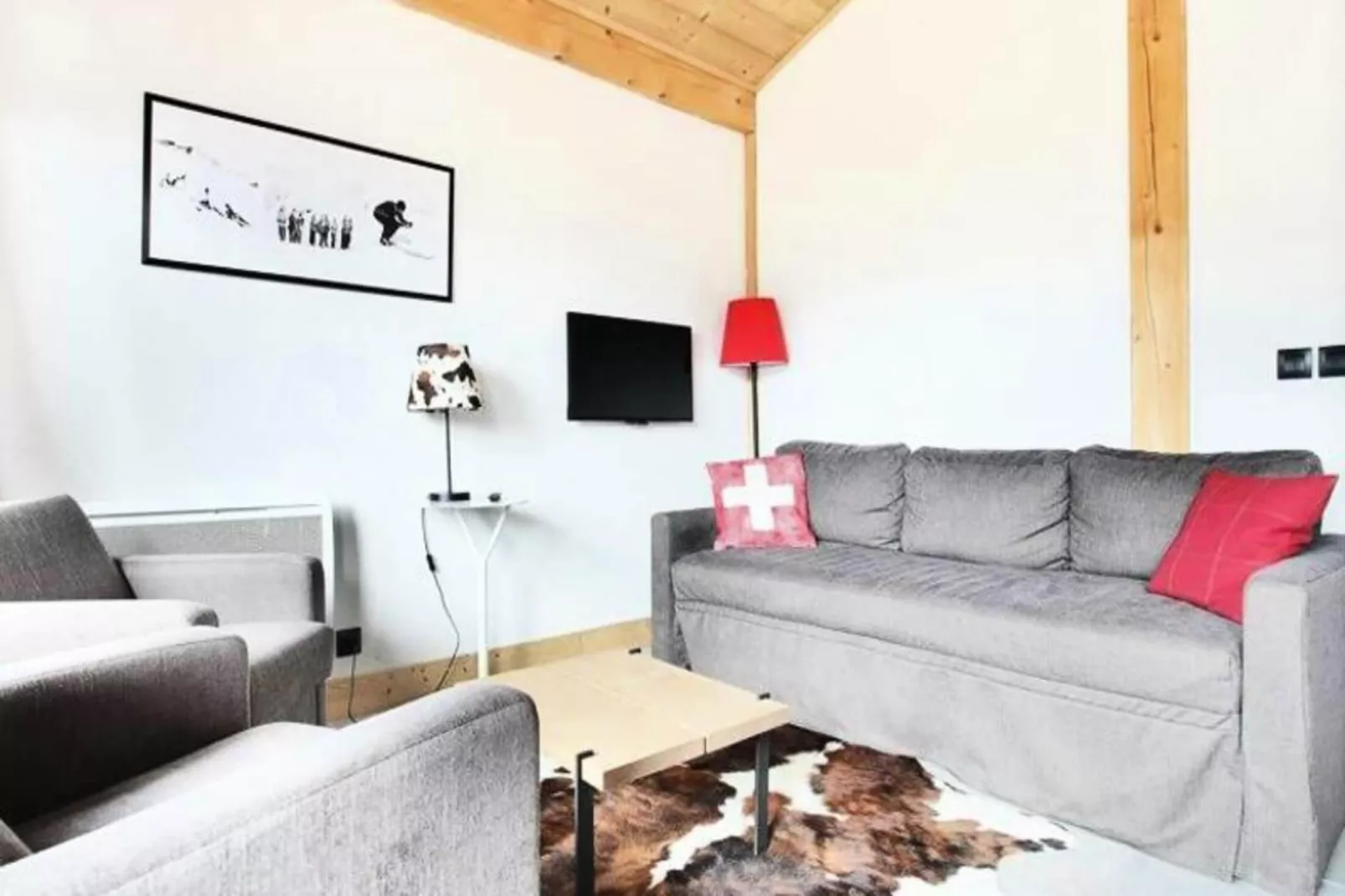 Résidence Prestige Odalys Les Fermes de Châtel-Woonkamer